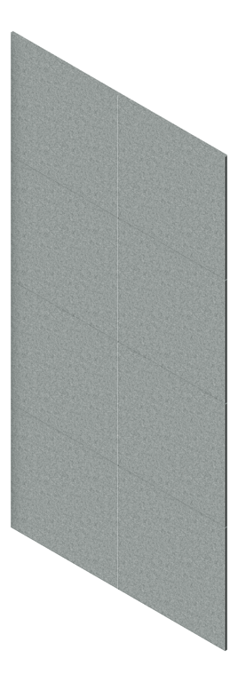 3D Presentation Image of Panel Acoustic AutexAU Groove V6 DoubleSpaced Flatiron