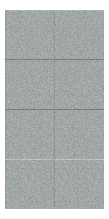 Front Image of Panel Acoustic AutexAU Groove V6 DoubleSpaced Flatiron
