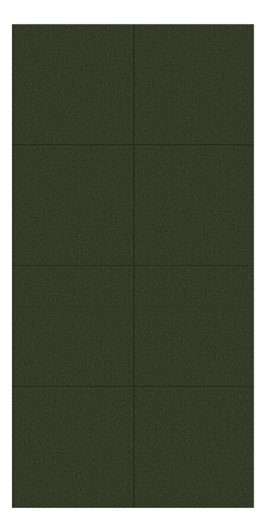 Front Image of Panel Acoustic AutexAU Groove V6 DoubleSpaced Gherkin