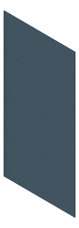 3D Presentation Image of Panel Acoustic AutexAU Groove V6 DoubleSpaced Muralla