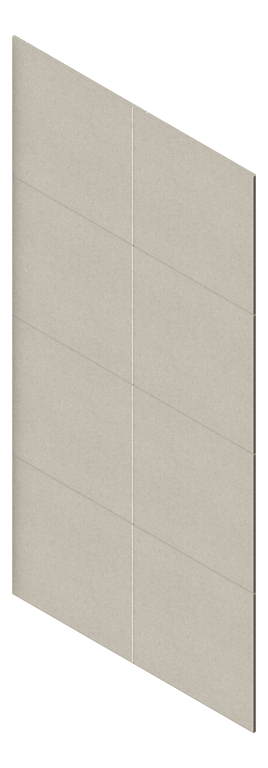 3D Presentation Image of Panel Acoustic AutexAU Groove V6 DoubleSpaced Opera