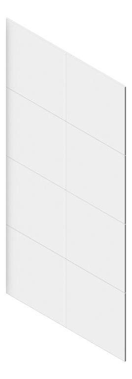 3D Presentation Image of Panel Acoustic AutexAU Groove V6 DoubleSpaced Pavilion