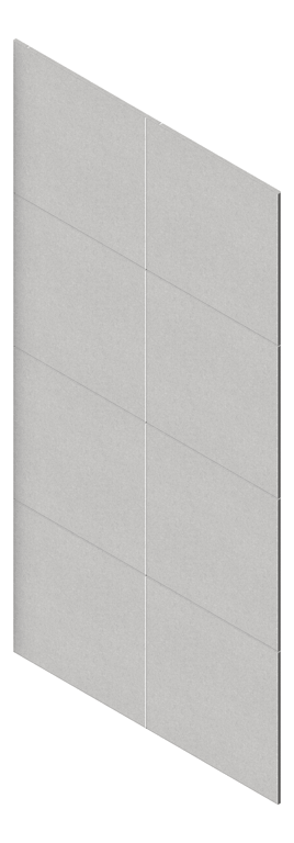 3D Presentation Image of Panel Acoustic AutexAU Groove V6 DoubleSpaced Savoye