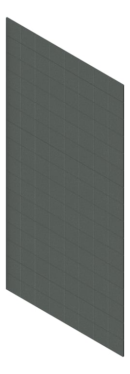 3D Presentation Image of Panel Acoustic AutexAU Groove V6 HalfSpaced Caspian