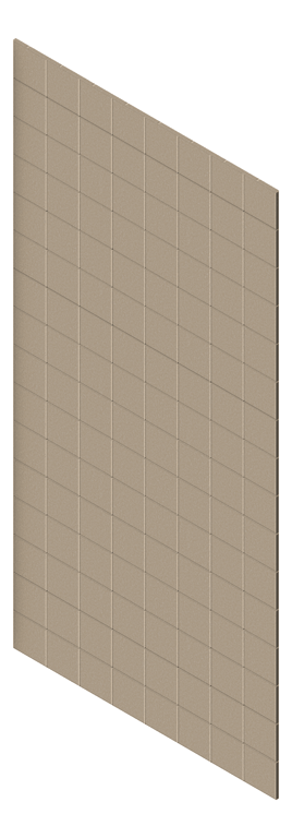 3D Presentation Image of Panel Acoustic AutexAU Groove V6 HalfSpaced Parthenon