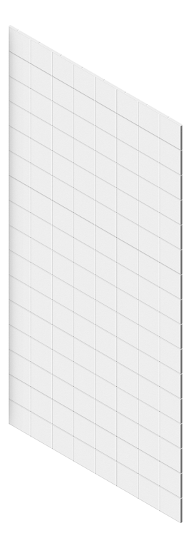 3D Presentation Image of Panel Acoustic AutexAU Groove V6 HalfSpaced Pavilion