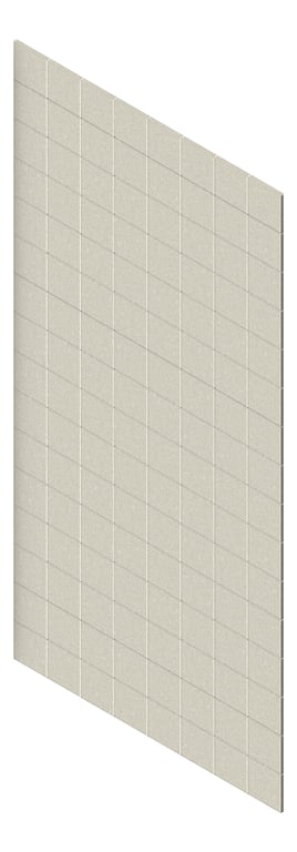 3D Presentation Image of Panel Acoustic AutexAU Groove V6 HalfSpaced Terrace