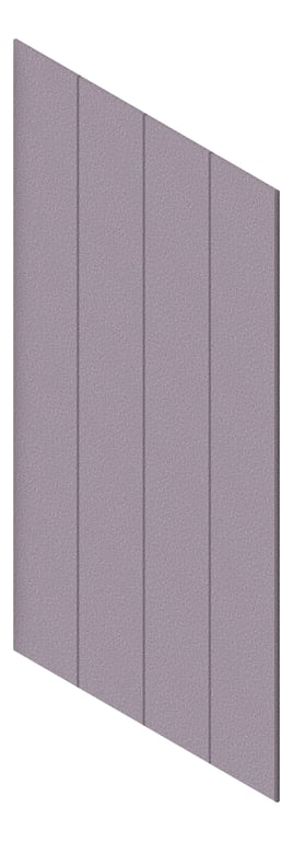 3D Presentation Image of Panel Acoustic AutexAU Lanes Plane Cavalier