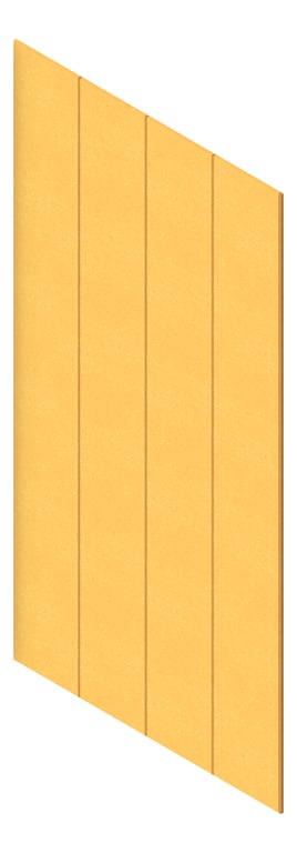 3D Presentation Image of Panel Acoustic AutexAU Lanes Plane Senado