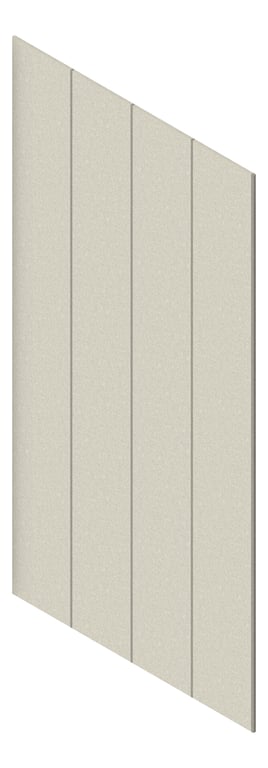 3D Presentation Image of Panel Acoustic AutexAU Lanes Plane Terrace