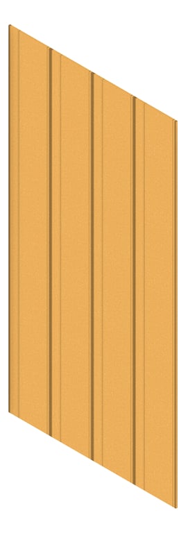 3D Presentation Image of Panel Acoustic AutexAU Lanes Sawtooth Beehive