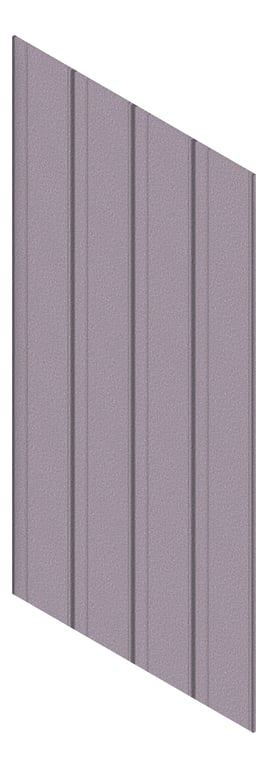 3D Presentation Image of Panel Acoustic AutexAU Lanes Sawtooth Cavalier