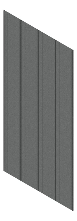 3D Presentation Image of Panel Acoustic AutexAU Lanes Sawtooth Herald