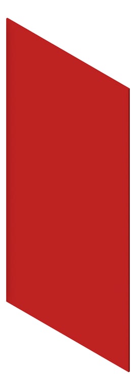 3D Presentation Image of Fabric Acoustic AutexAU Vertiface ChilliRed