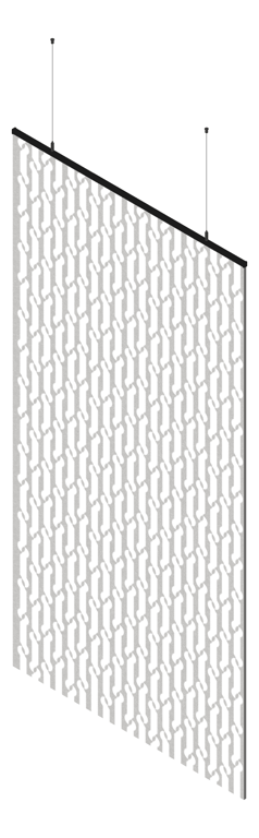 3D Presentation Image of Screen Acoustic AutexNZ Cascade Expanding E4 Material