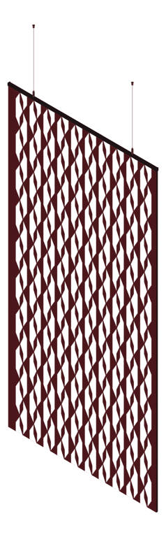 3D Presentation Image of Screen Acoustic AutexNZ Cascade Expanding E5 Material