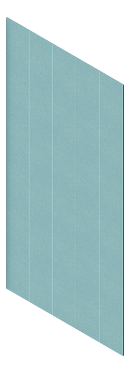 3D Presentation Image of Panel Acoustic AutexNZ Groove V1 DoubleSpaced FallingWater