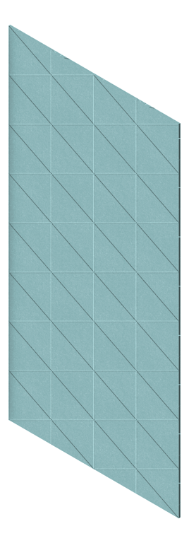3D Presentation Image of Panel Acoustic AutexNZ Groove V3 TypicalSpaced FallingWater