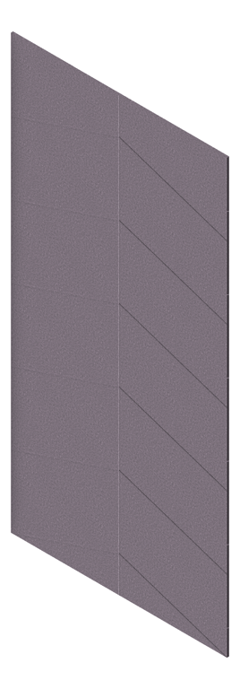3D Presentation Image of Panel Acoustic AutexNZ Groove V4 DoubleSpaced Cavalier