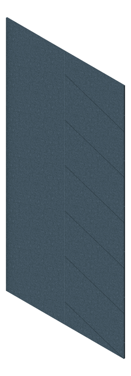3D Presentation Image of Panel Acoustic AutexNZ Groove V4 DoubleSpaced Muralla