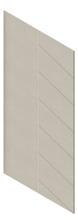 3D Presentation Image of Panel Acoustic AutexNZ Groove V4 DoubleSpaced Opera
