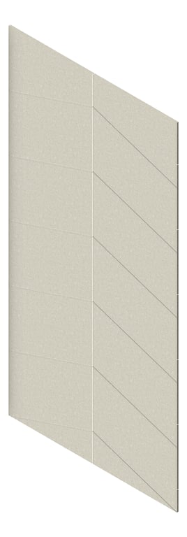 3D Presentation Image of Panel Acoustic AutexNZ Groove V4 DoubleSpaced Terrace
