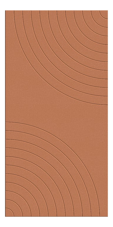 Front Image of Panel Acoustic AutexNZ Groove V5 HalfSpaced Canyon