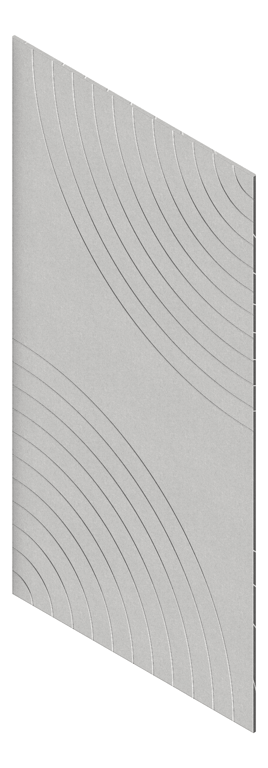 3D Presentation Image of Panel Acoustic AutexNZ Groove V5 HalfSpaced Savoye