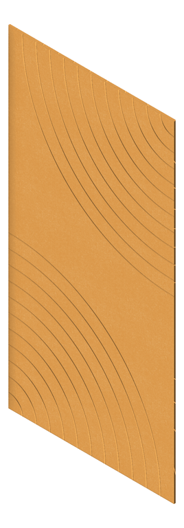 3D Presentation Image of Panel Acoustic AutexNZ Groove V5 HalfSpaced Senado