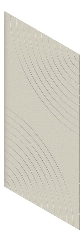 3D Presentation Image of Panel Acoustic AutexNZ Groove V5 HalfSpaced Terrace