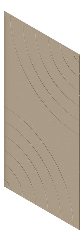 3D Presentation Image of Panel Acoustic AutexNZ Groove V5 TypicalSpaced Parthenon