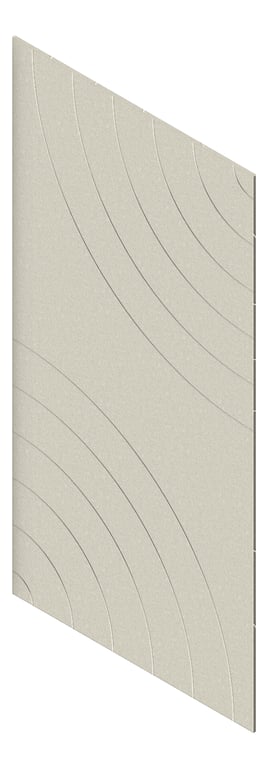 3D Presentation Image of Panel Acoustic AutexNZ Groove V5 TypicalSpaced Terrace