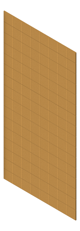 3D Presentation Image of Panel Acoustic AutexNZ Groove V6 HalfSpaced Beehive