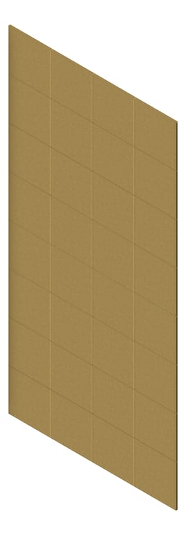 3D Presentation Image of Panel Acoustic AutexNZ Groove V6 TypicalSpaced Highland