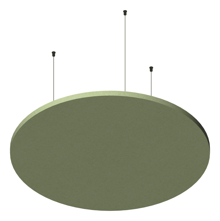 3D Presentation Image of Panel Acoustic AutexNZ Horizon Circle Suspended