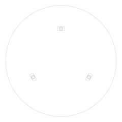 Plan Image of Horizon Circle Suspended Autex NZ