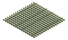 3D Presentation Image of Frontier Fin Axis Autex US