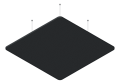 3D Presentation Image of Horizon Square Suspended Autex US