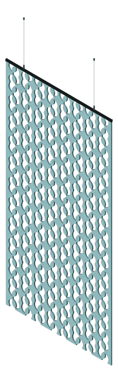 3D Presentation Image of Screen Acoustic AutexUK Cascade Expanding E1