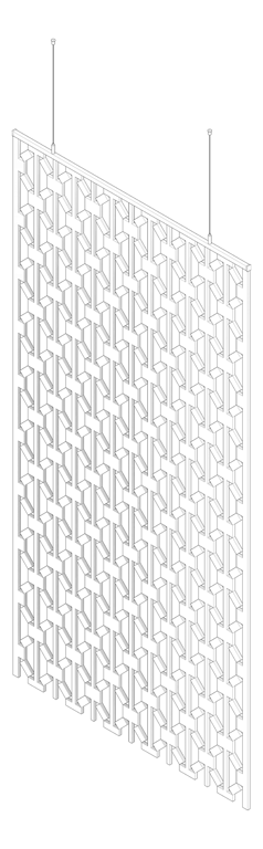 3D Documentation Image of Screen Acoustic AutexUK Cascade Expanding E3
