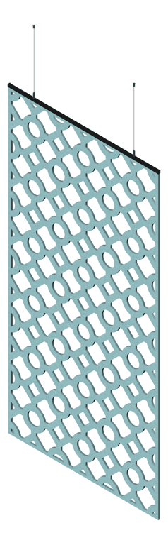 3D Presentation Image of Screen Acoustic AutexUK Cascade Static S12