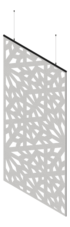 3D Presentation Image of Screen Acoustic AutexUK Cascade Static S4 Material