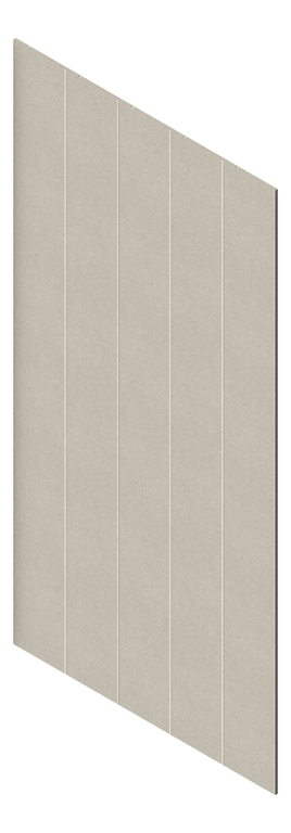3D Presentation Image of Panel Acoustic AutexUK Groove V1 DoubleSpaced Opera
