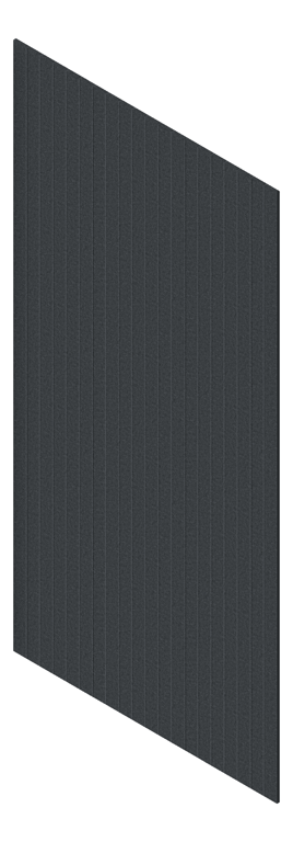 3D Presentation Image of Panel Acoustic AutexUK Groove V1 HalfSpaced Empire