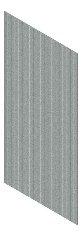 3D Presentation Image of Panel Acoustic AutexUK Groove V1 HalfSpaced Flatiron