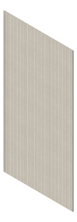 3D Presentation Image of Panel Acoustic AutexUK Groove V1 HalfSpaced Opera