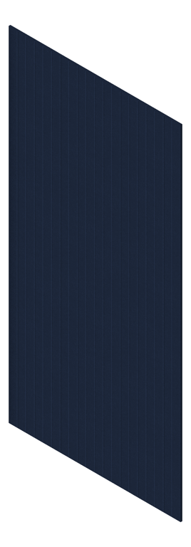 3D Presentation Image of Panel Acoustic AutexUK Groove V1 HalfSpaced Pinnacle