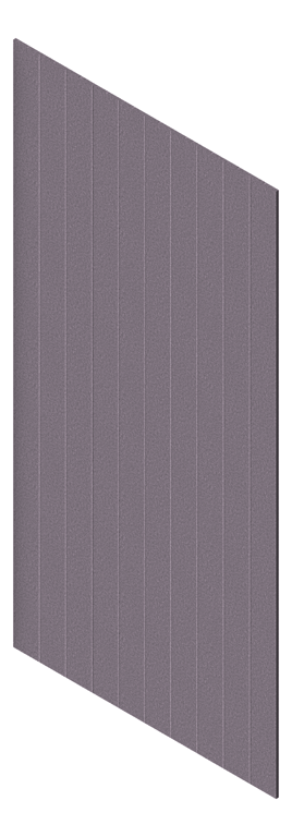 3D Presentation Image of Panel Acoustic AutexUK Groove V1 TypicalSpaced Cavalier