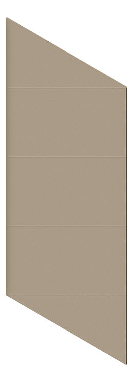 3D Presentation Image of Panel Acoustic AutexUK Groove V2 DoubleSpaced Parthenon
