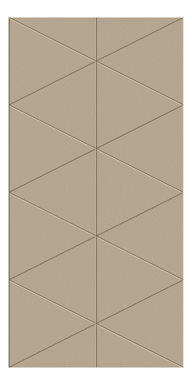 Front Image of Panel Acoustic AutexUK Groove V3 DoubleSpaced Parthenon